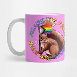 More Rainbow Squirrel Mug